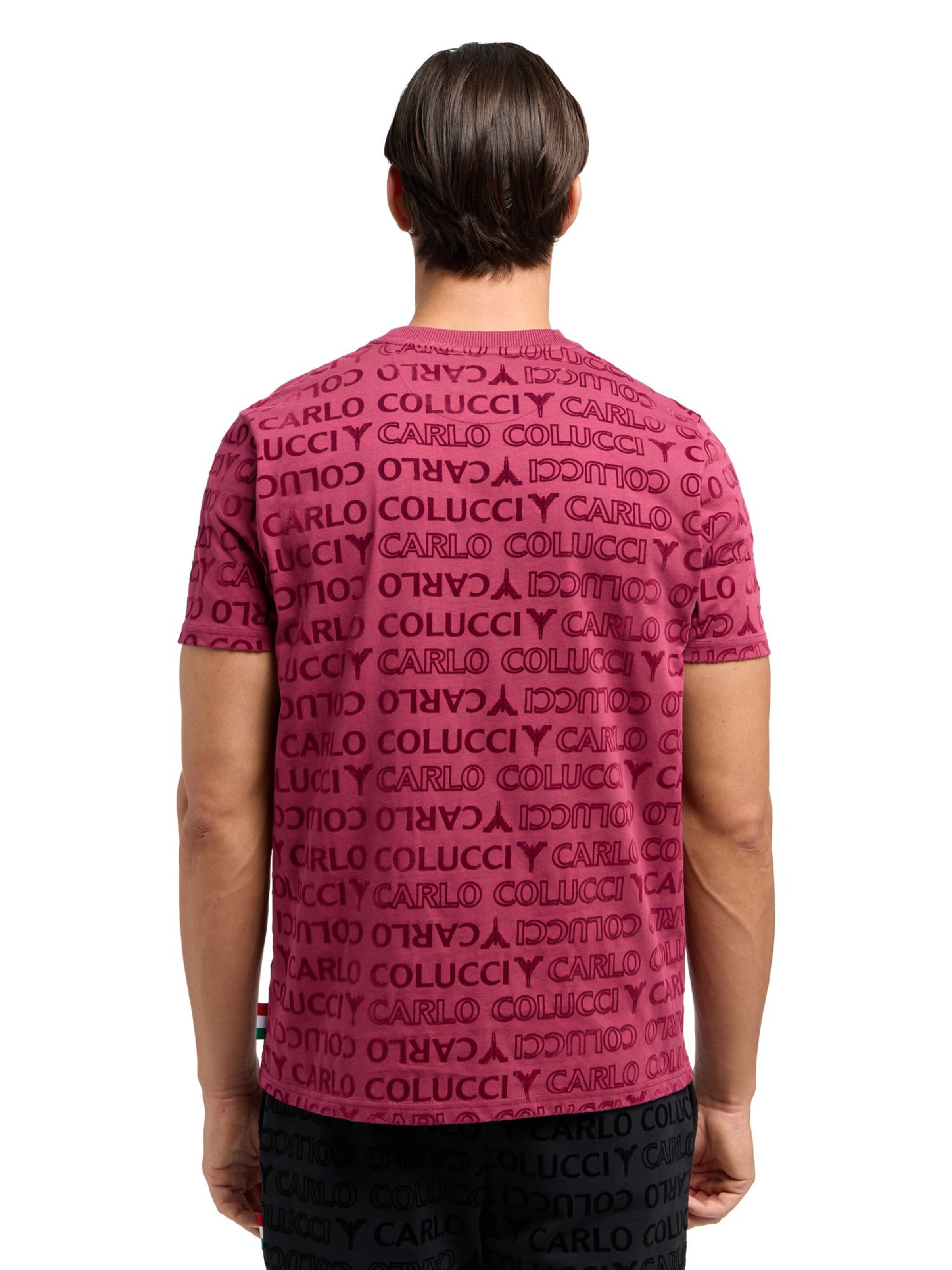 T-Shirt ' Di Penta ' Carlo Colucci en rouge