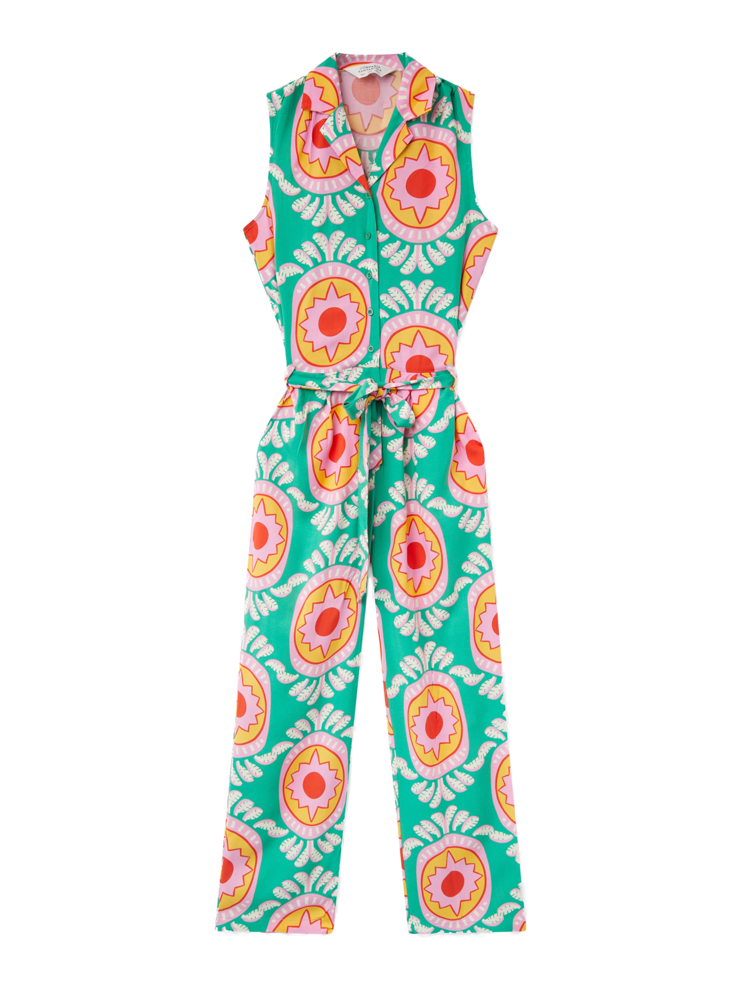 Compania Fantastica Kezeslábas 'Mono' - zöld: elől