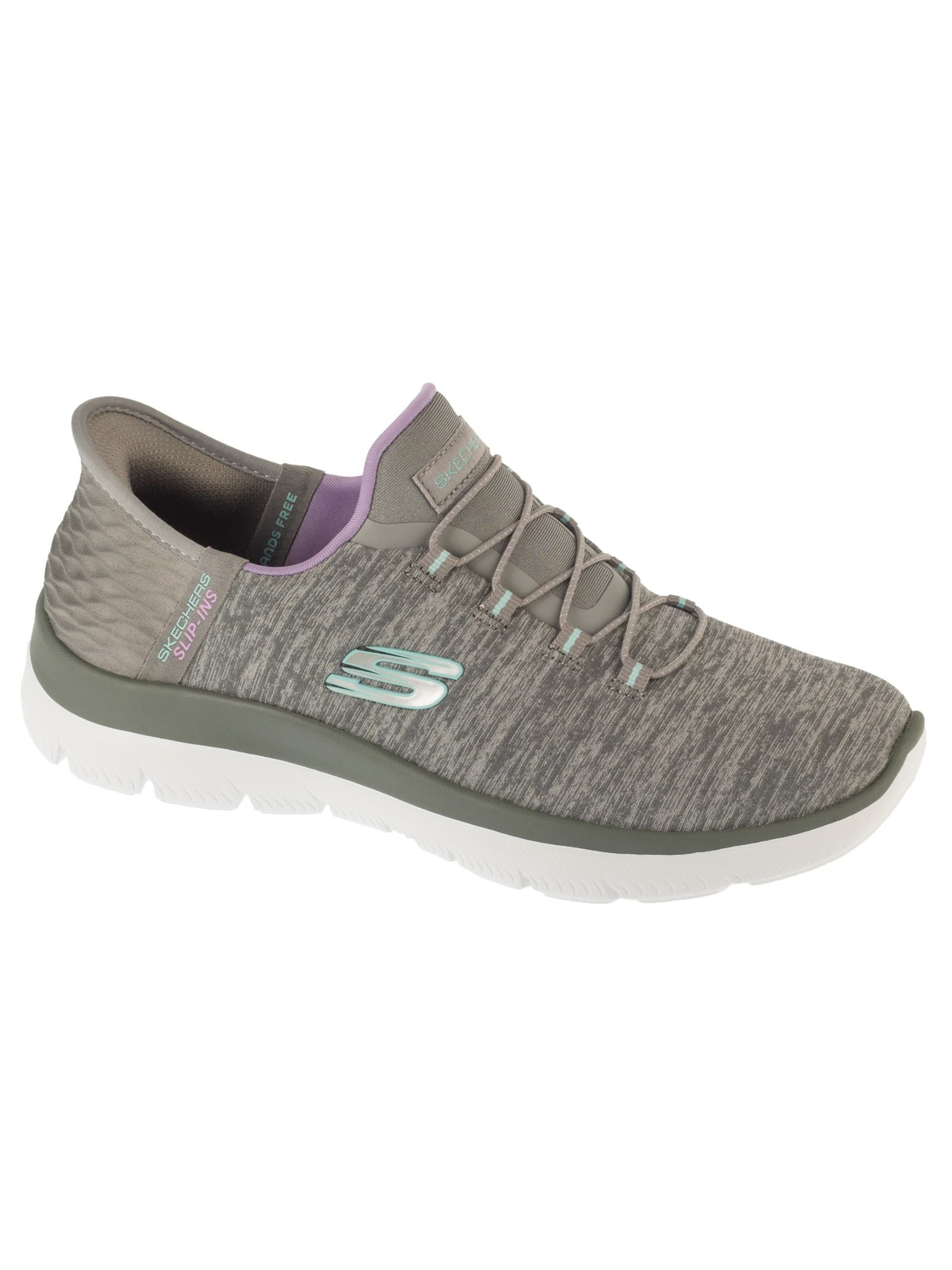 SKECHERS Slip-on 'Skechers Slip-Ins Summits - Dazzling Haze' in Grey: front