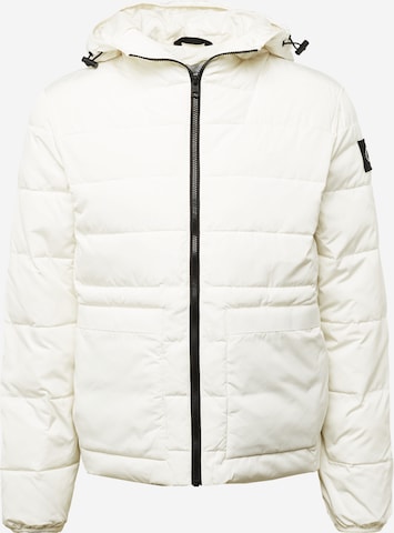 Calvin Klein Jeans Winter Jacket in White: front