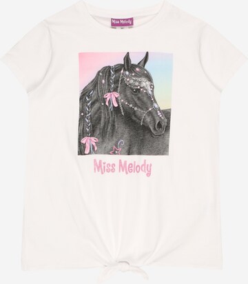 Miss Melody T-Shirt in Weiß: predná strana