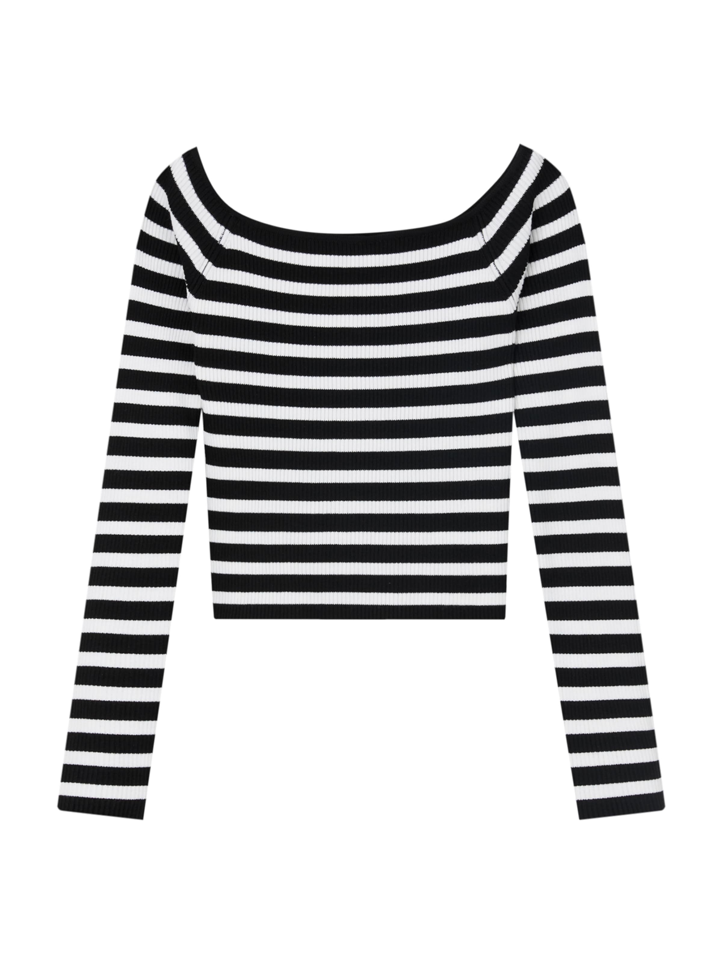 Pull&Bear Sweter w kolorze czarny: przód