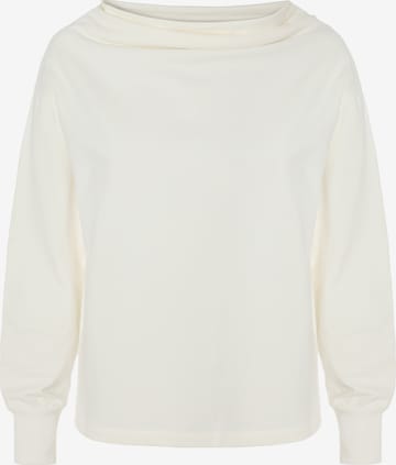TATUUM Collegepaita 'Malia' värissä valkoinen: etupuoli