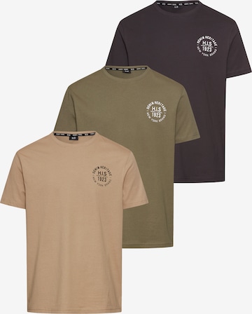 H.I.S Shirt in Beige: front