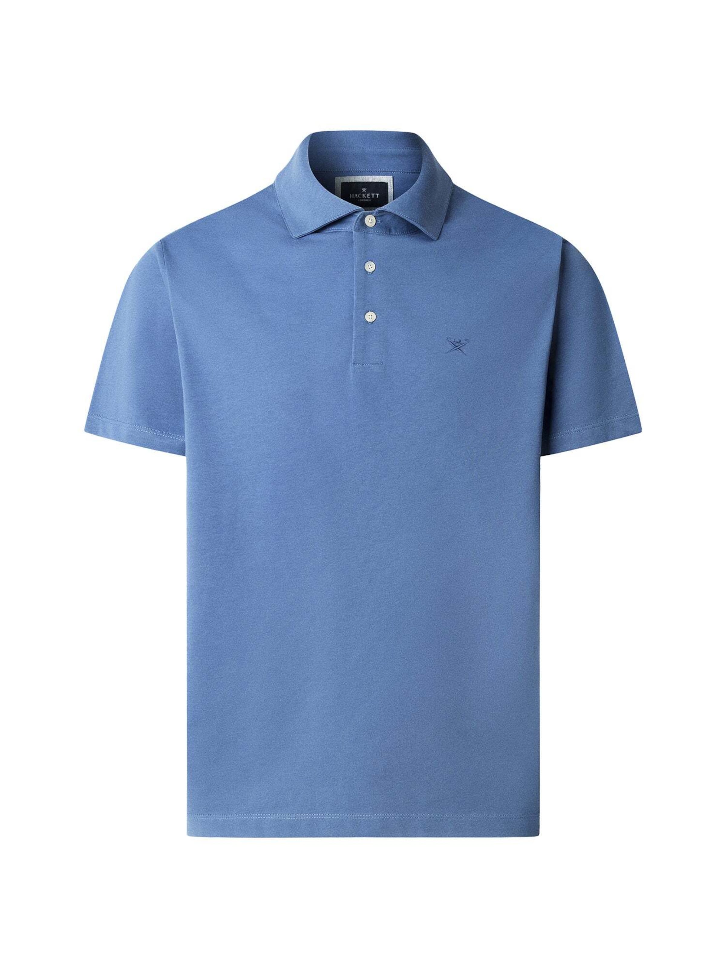 Hackett London T-Shirt en bleu denim, Vue avec produit