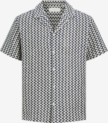 JACK & JONES Button Up Shirt 'JORMONTAUK' in Blue: front