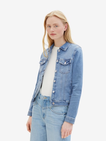 TOM TAILOR DENIM Tussenjas in Blauw: voorkant