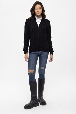 Felix Hardy Knit Cardigan in Black