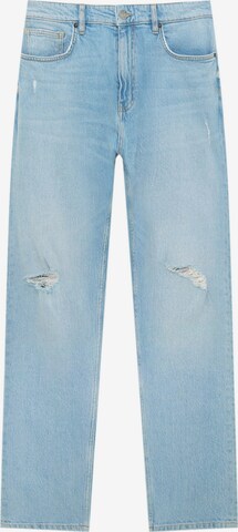 Pull&Bear Regular Jeans in Blau: predná strana