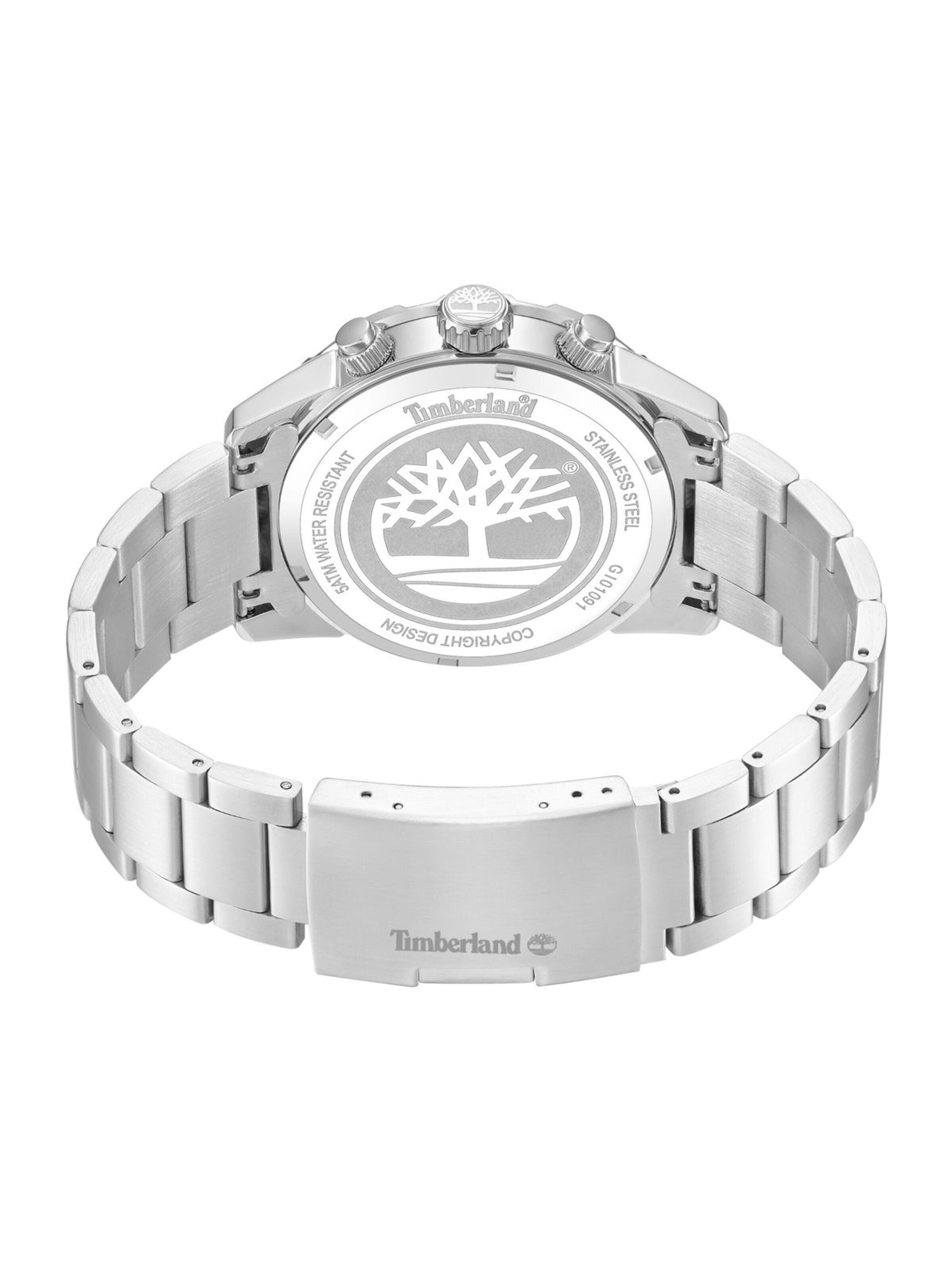 TIMBERLAND Analoog horloge 'Chronograph Hampton Harbour' in Zilver