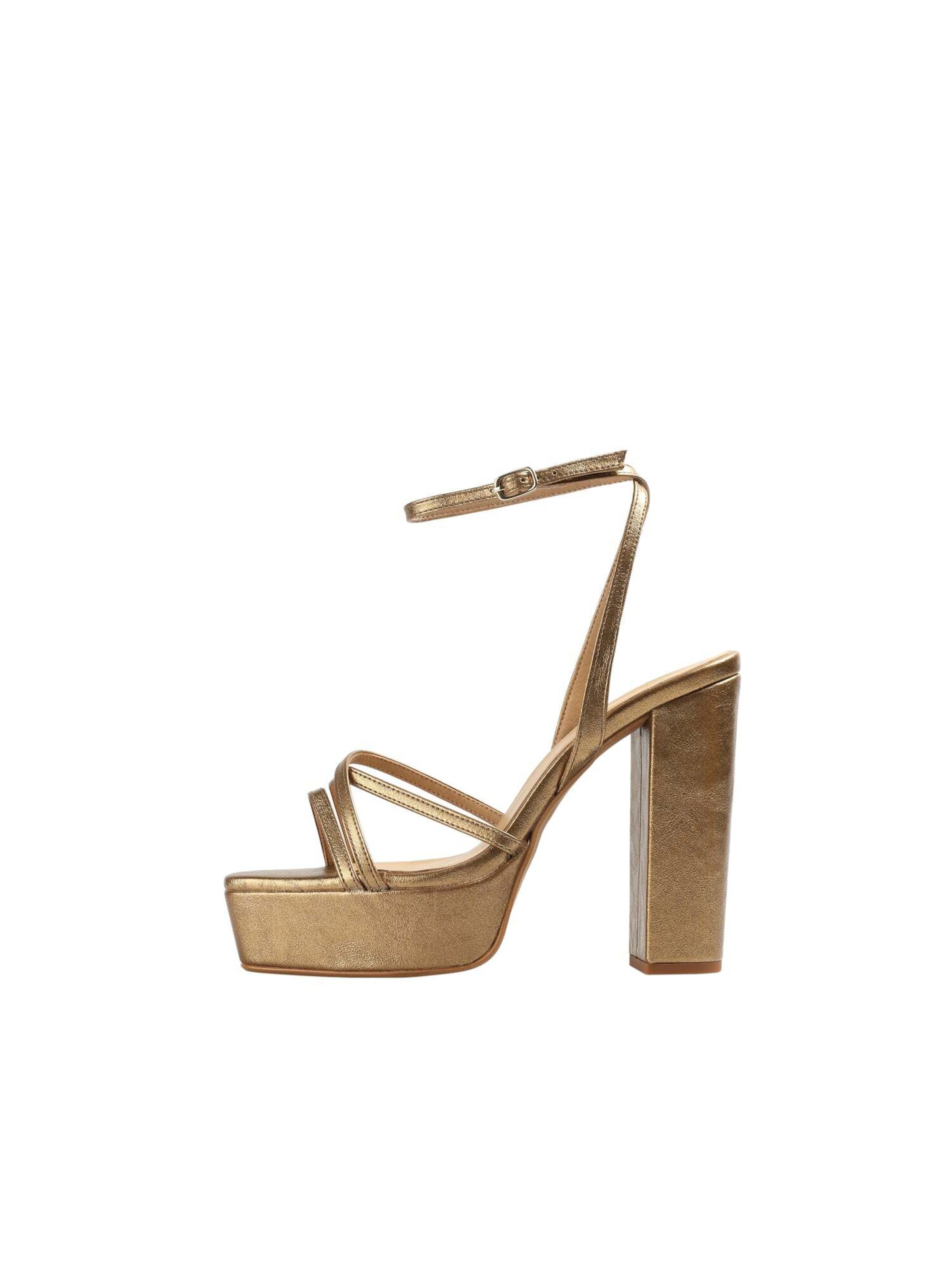 Scalpers Γόβες σε μπρονζέ: μπροστά