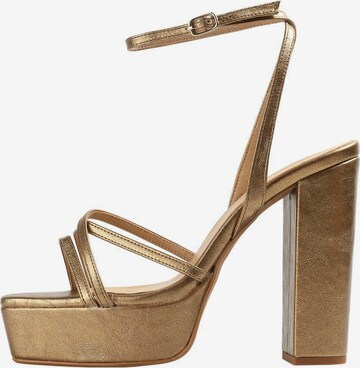 Scalpers Sandal in Bronze: front