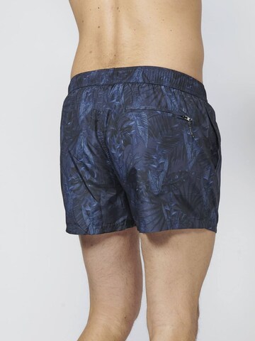 KOROSHI Badeshorts in Blau