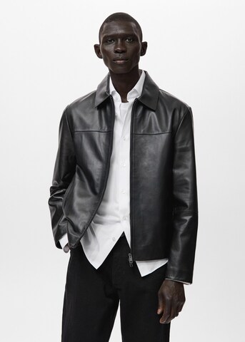 MANGO MAN Between-Season Jacket in Black: front