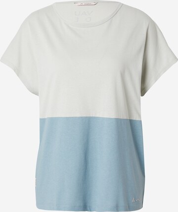VAUDE Funkční tričko 'Redmont' – modrá: přední strana