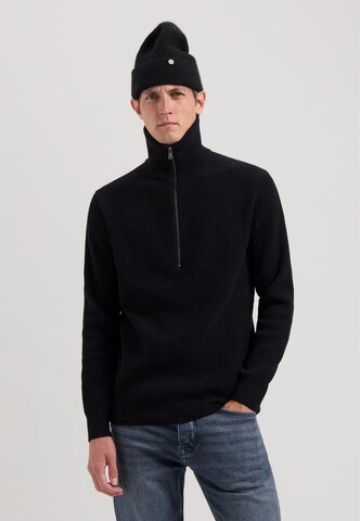 Dstrezzed Pullover 'Josiah Skipper' in Schwarz: Vorderseite