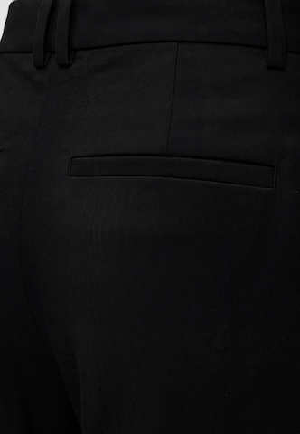 WEEKDAY Wide leg Παντελόνι πλισέ σε μαύρο