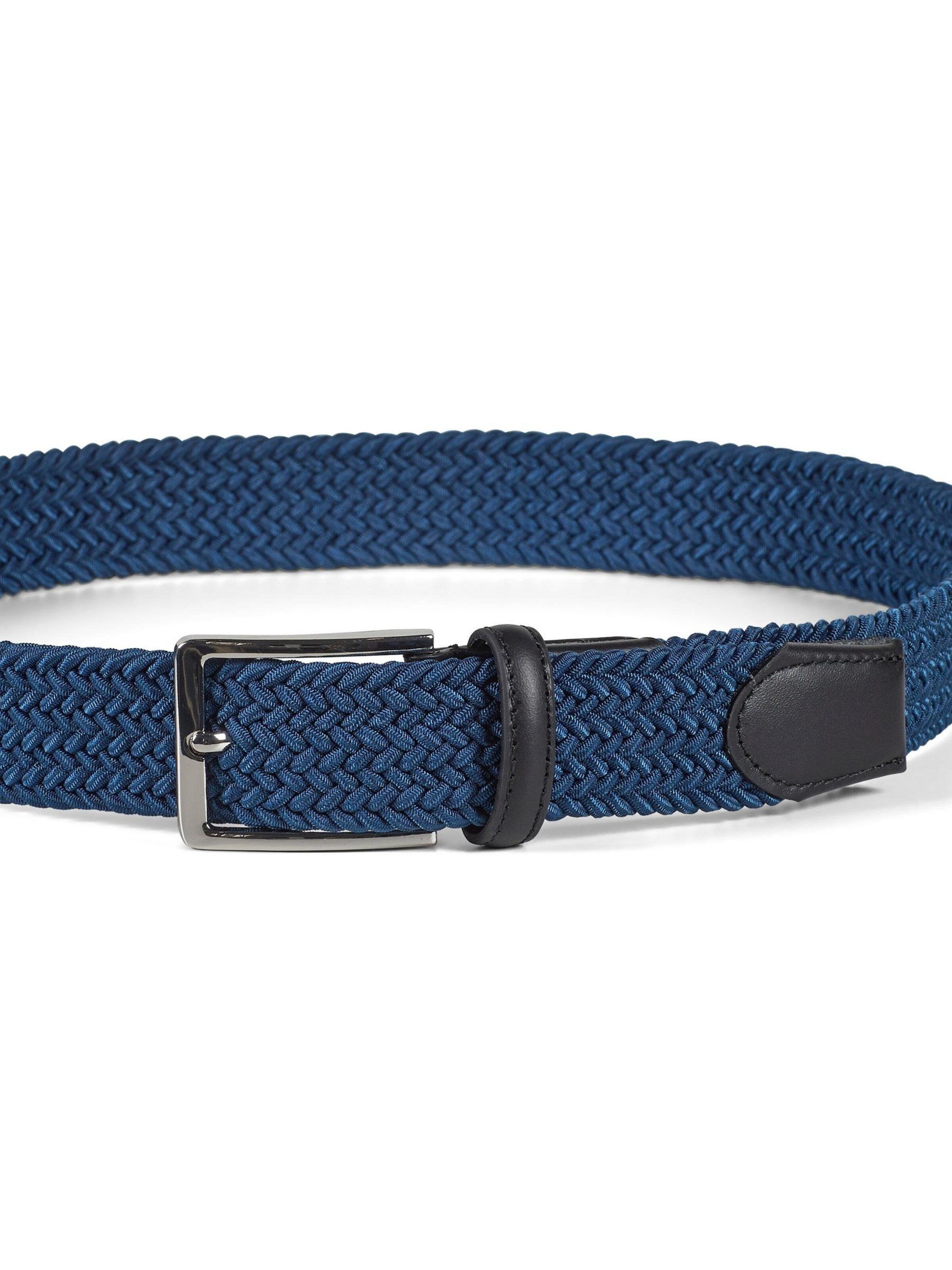 Howard London - Cinturón 'Braided Belt Marvin Blue' en azul