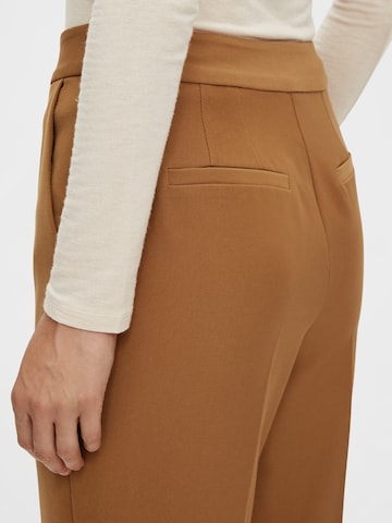 Y.A.S Regular Pleated Pants 'Polar' in Brown