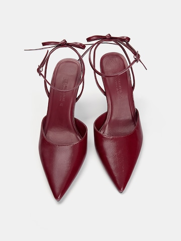 Escarpins Pull&Bear en rouge