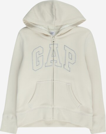 GAP Sweatjacke in Weiß: predná strana