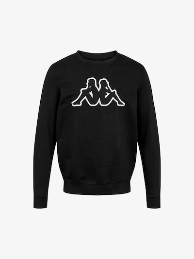 KAPPA Sweatshirt 'Airvit' in schwarz / weiß, Produktansicht