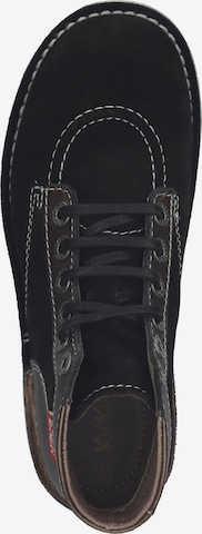 Kickers Lace-Up Ankle Boots in Black