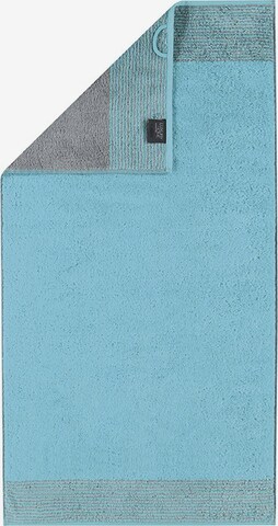 Telo doccia di Cawö in blu: frontale
