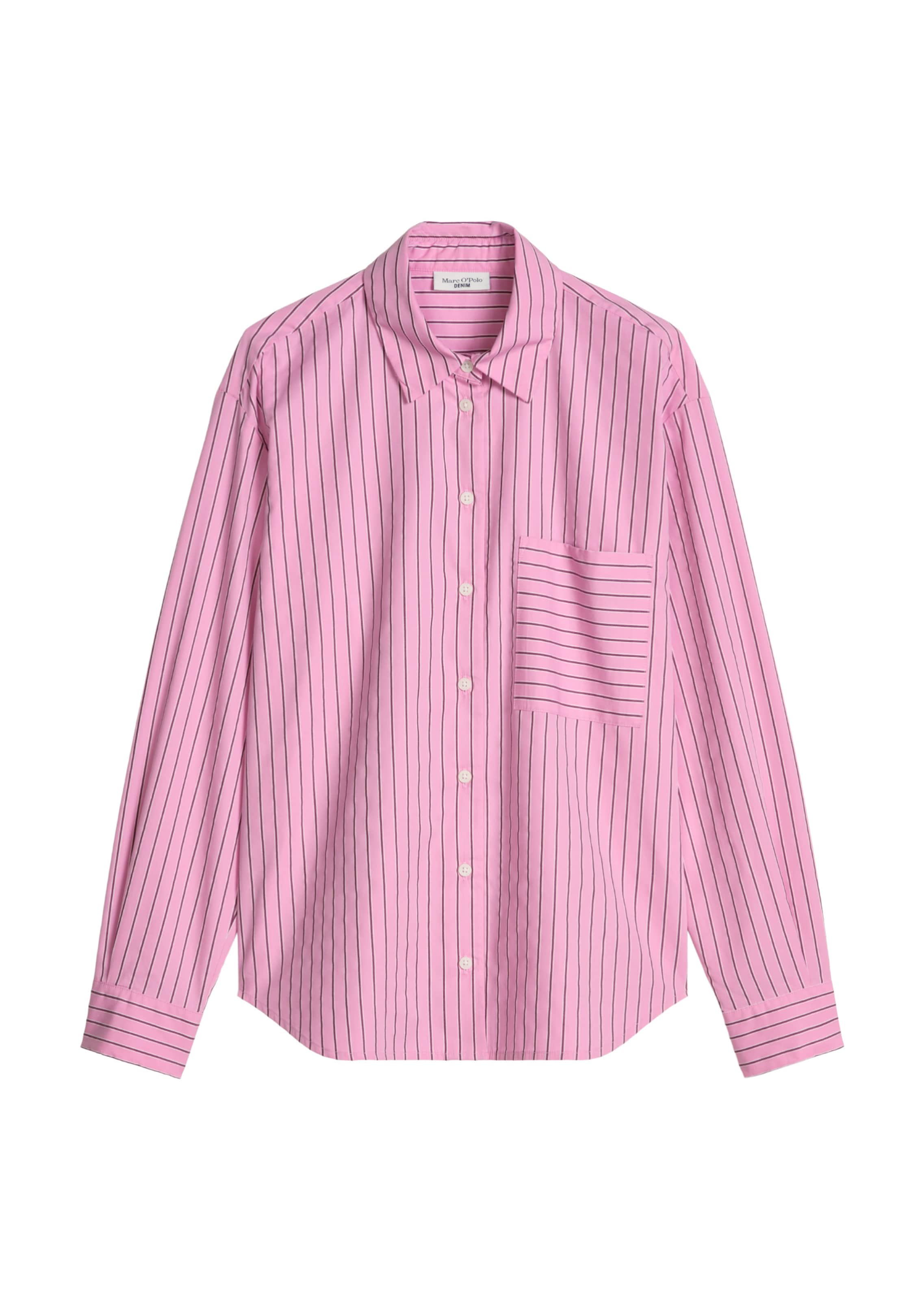 Marc O'Polo DENIM Blouse in Roze: voorkant