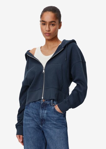 Marc O'Polo DENIM Sweatjacke in Blau: predná strana