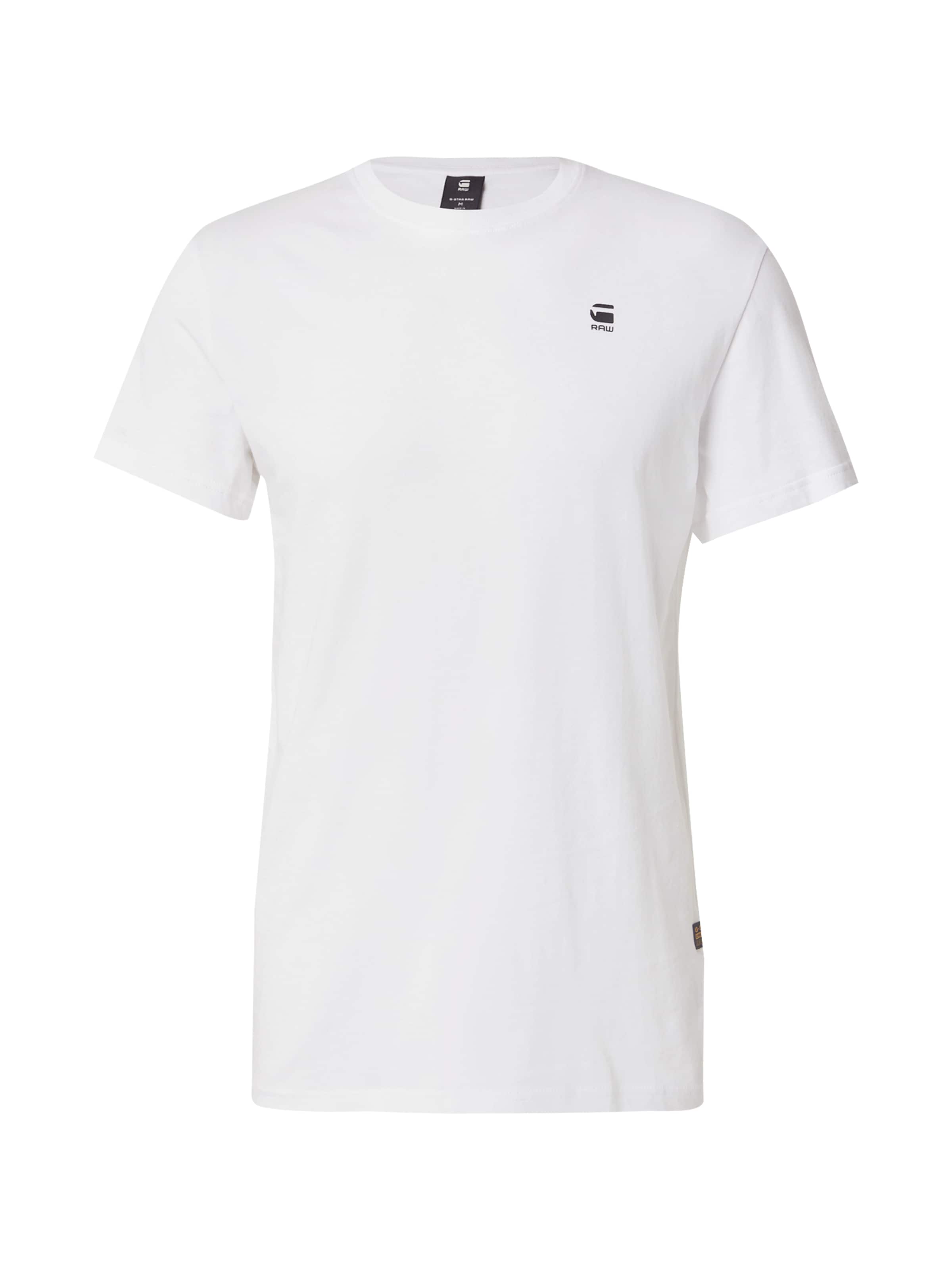 G-STAR Tričko 'Graw' - Biela: predná strana