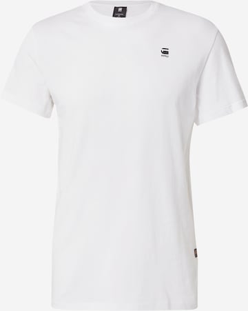 G-STAR Tričko 'Graw' - Biela: predná strana