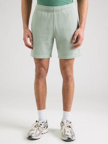 Champion Authentic Athletic Apparel Normální Kalhoty – zelená: přední strana