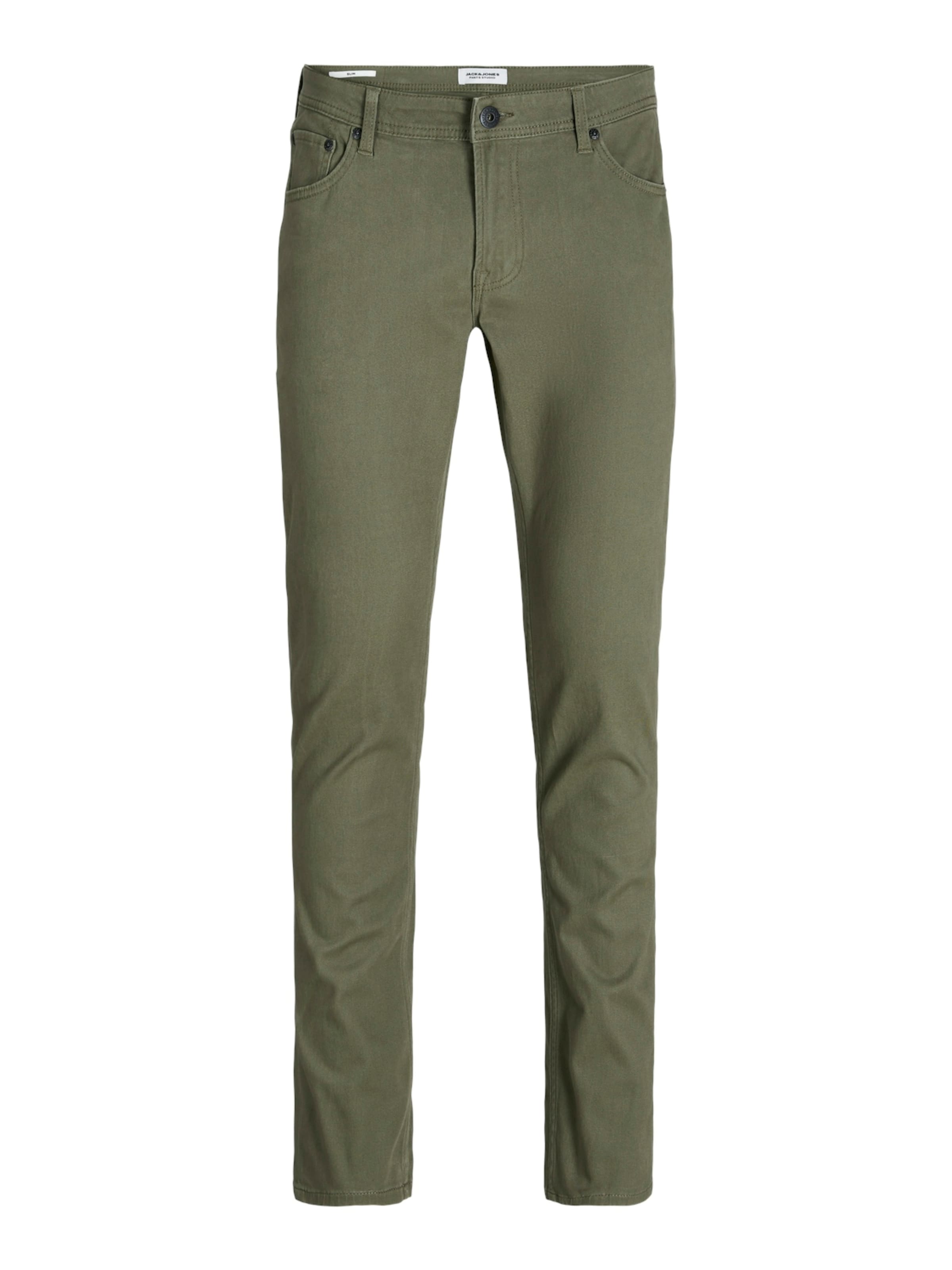 Coupe slim Pantalon 'JPSTGLENN JJORIGINAL' JACK & JONES en vert : devant