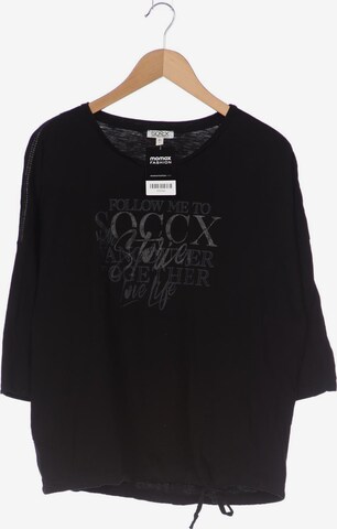 Soccx Langarmshirt L in Schwarz: predná strana