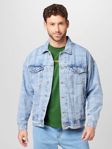 Redefined Rebel Between-season jacket 'Shuan' in Blue: front