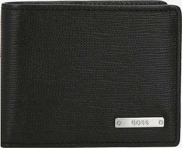 BOSS Orange Wallet 'Gallery' in Black: front