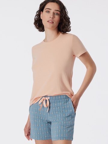 SCHIESSER Pyjamashorts ' 95/5 ' in Blau