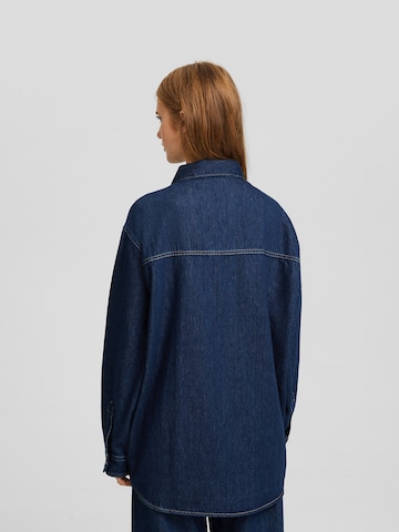 Bershka Blouse in Blauw