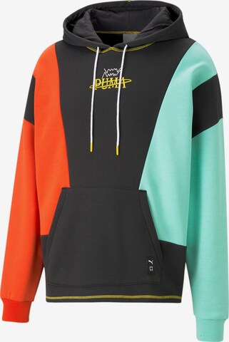 PUMA Athletic Sweatshirt 'In The Paint' in Black: front