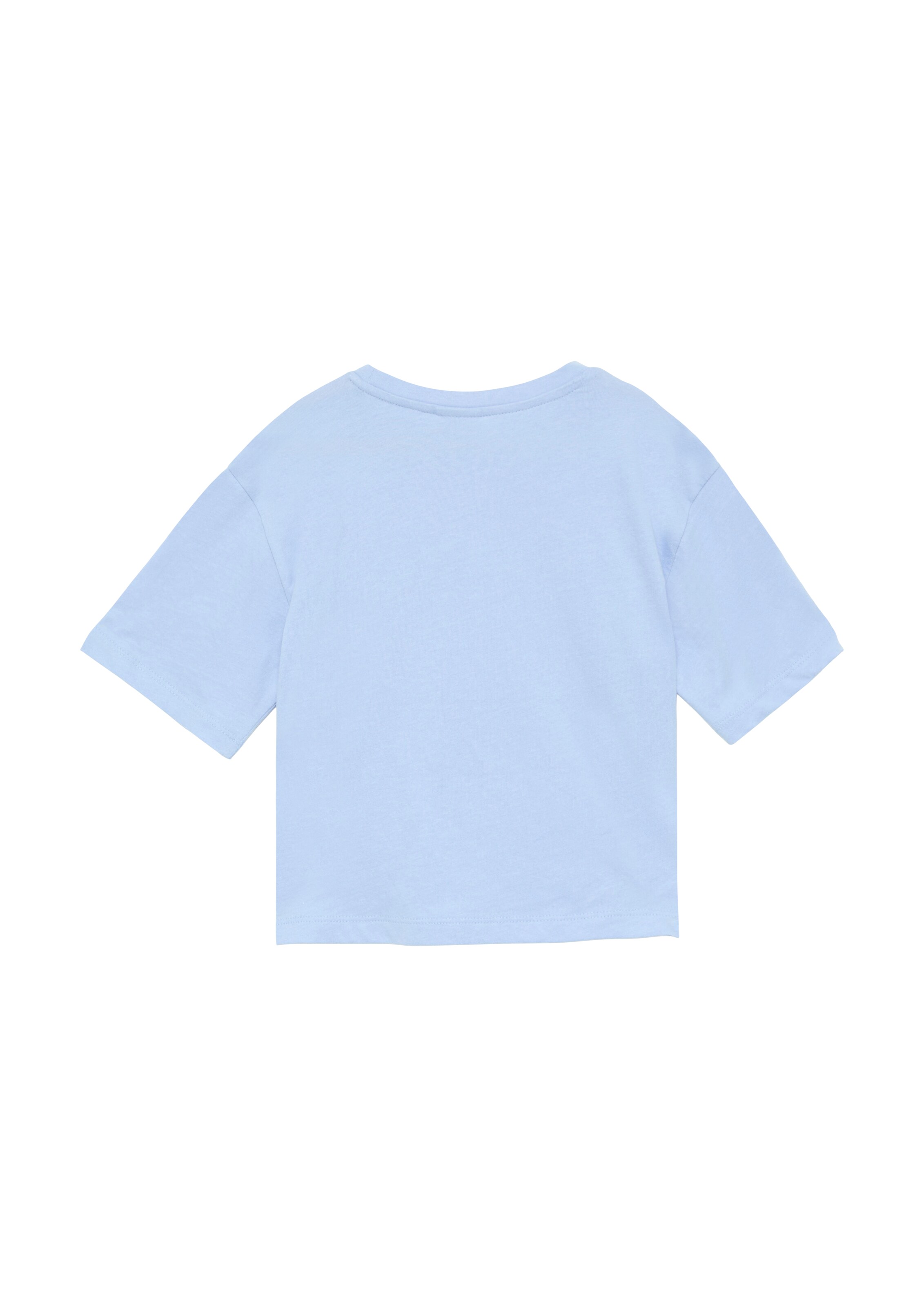 T-Shirt 'Boxy' s.Oliver en bleu