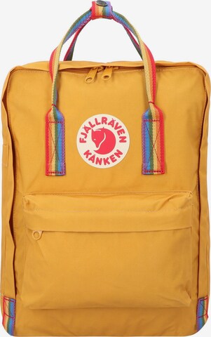 Fjällräven Backpack 'Kanken' in Yellow: front