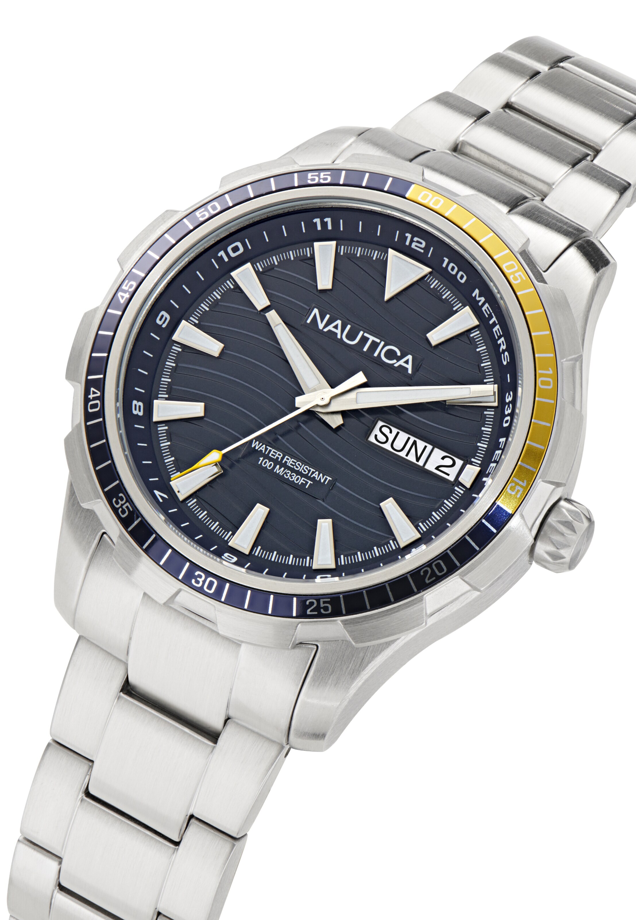 NAUTICA Analoog horloge 'NST EVERYDAY' in Zilver