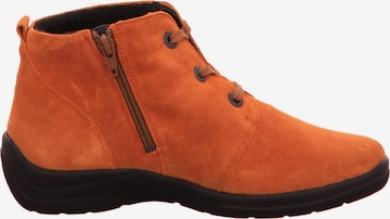 WALDLÄUFER Lace-Up Ankle Boots in Orange