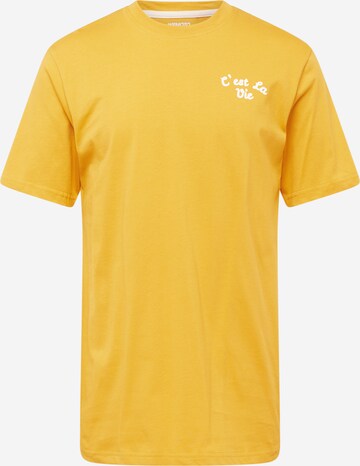 T-Shirt Wemoto en jaune : devant