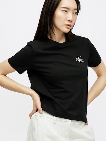 Calvin Klein Jeans Majica | črna barva