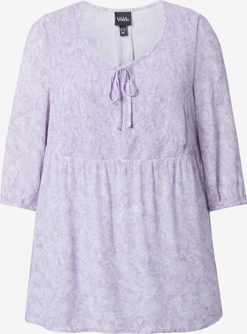 Ulla Popken Blouse in Purple: front