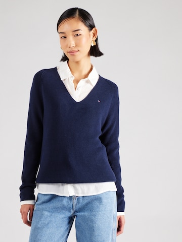 TOMMY HILFIGER Pullover in Blau: Vorderseite