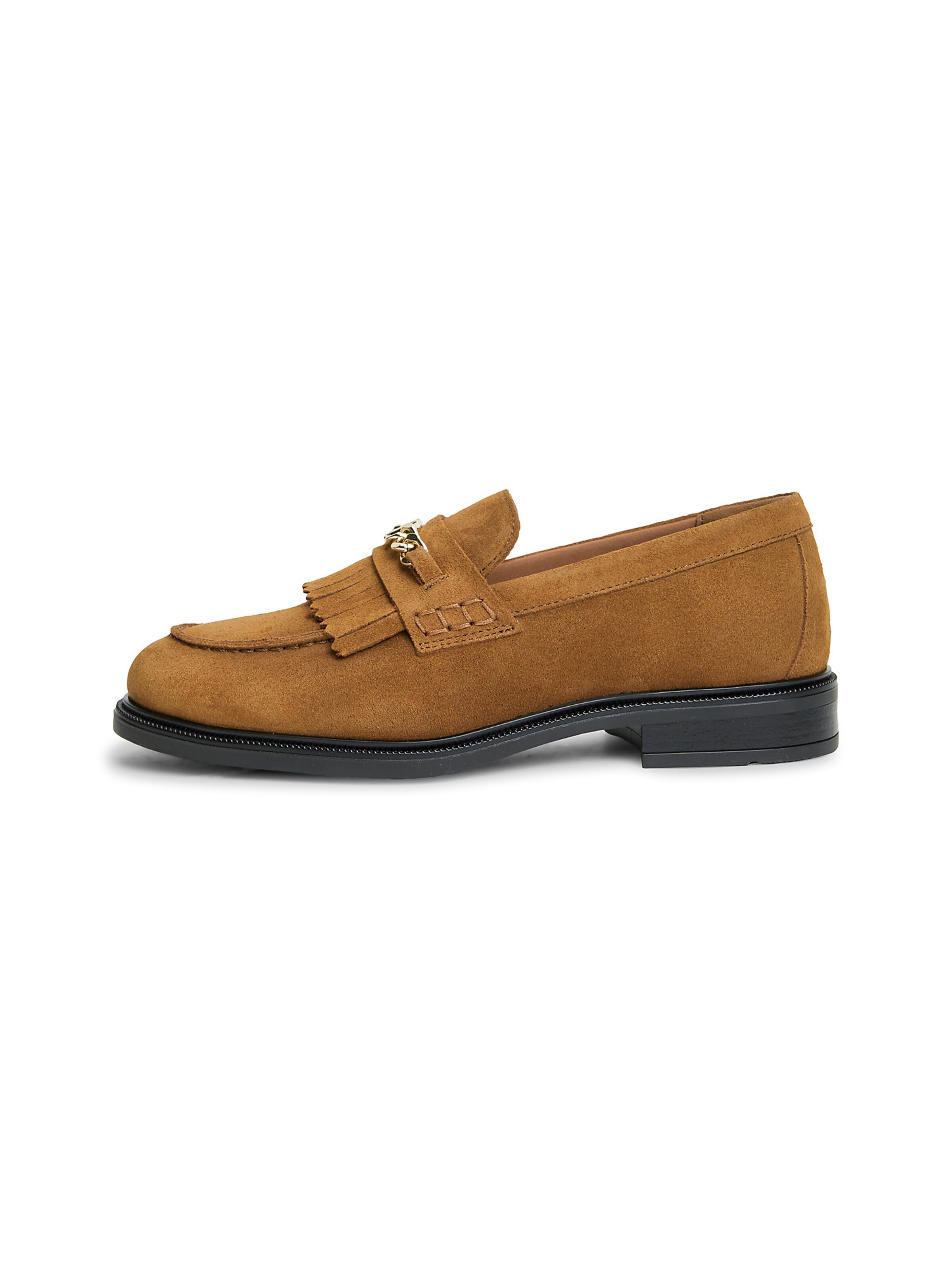TOMMY HILFIGER Slip-ons 'Horsebit' in Brown: front