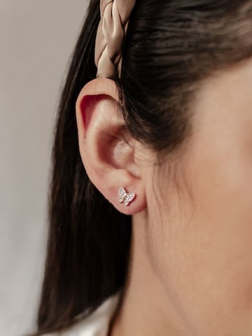 Hey Happiness - Pendientes 'Stud' en oro